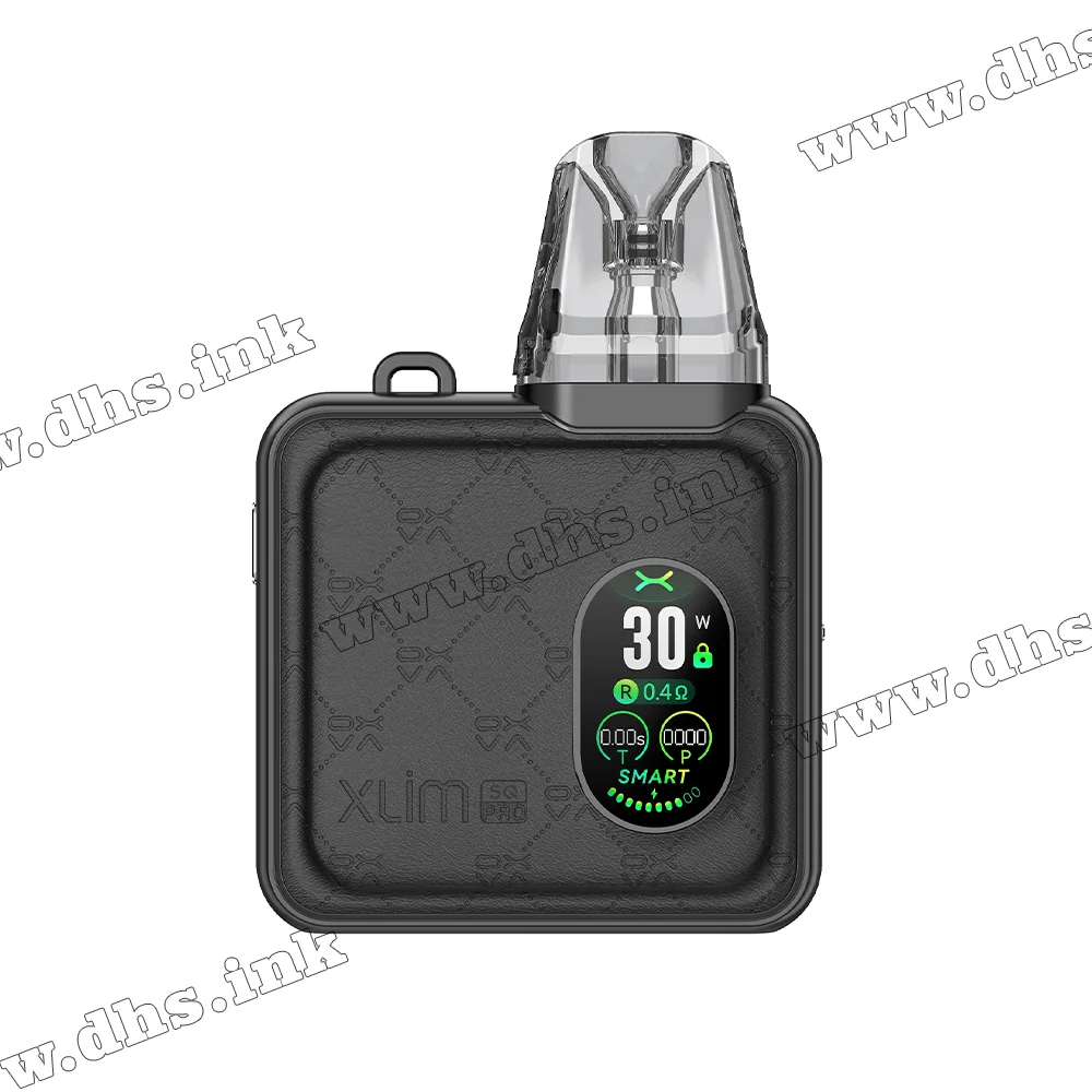 Багаторазова електронна сигарета - OXVA Xlim SQ Pro Pod Kit 1200 мАг (Black Leather)